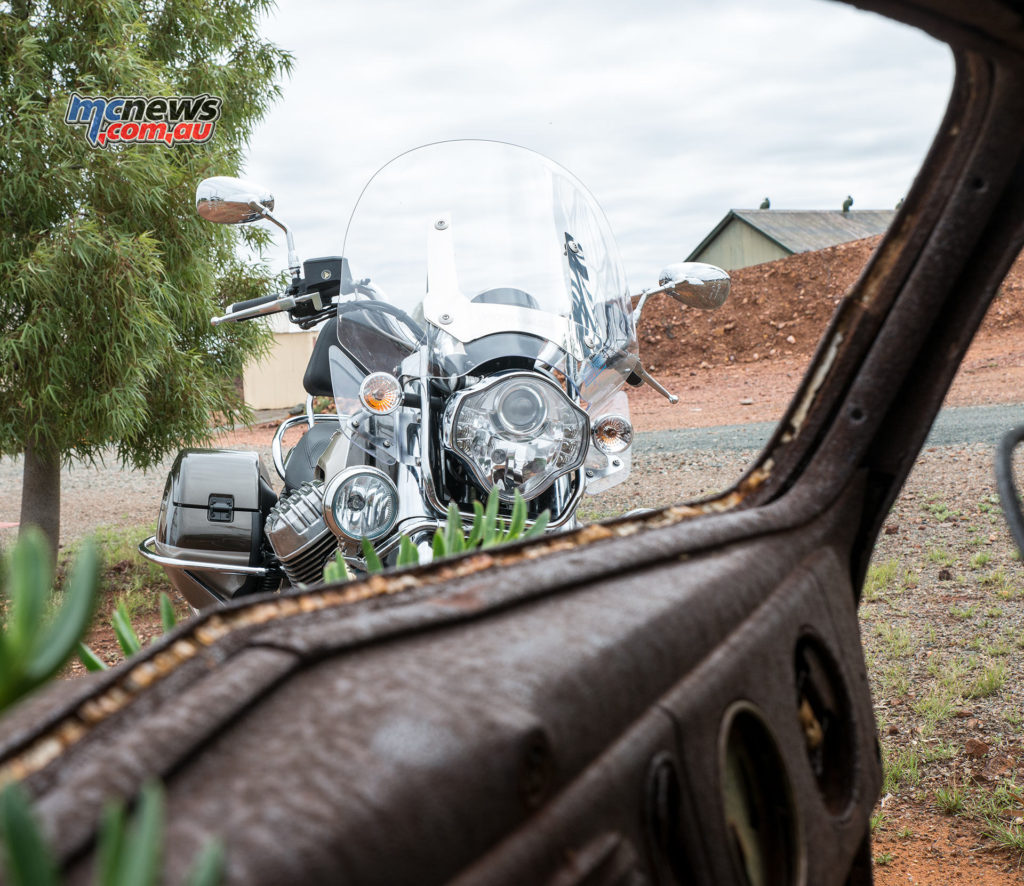 Moto Guzzi California Touring pictured at Hannans North Tourist Mine