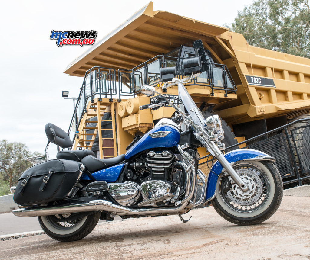 Triumph Thunderbird LT pictured at Hannans North Tourist Mine