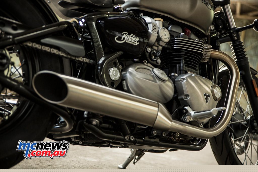 Triumph Bobber engine feels very different to the T120