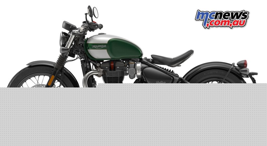 Triumph Bobber in Competition Green