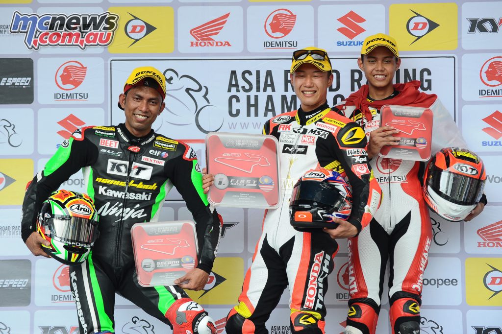 Supersport 600 Race 2 Podium