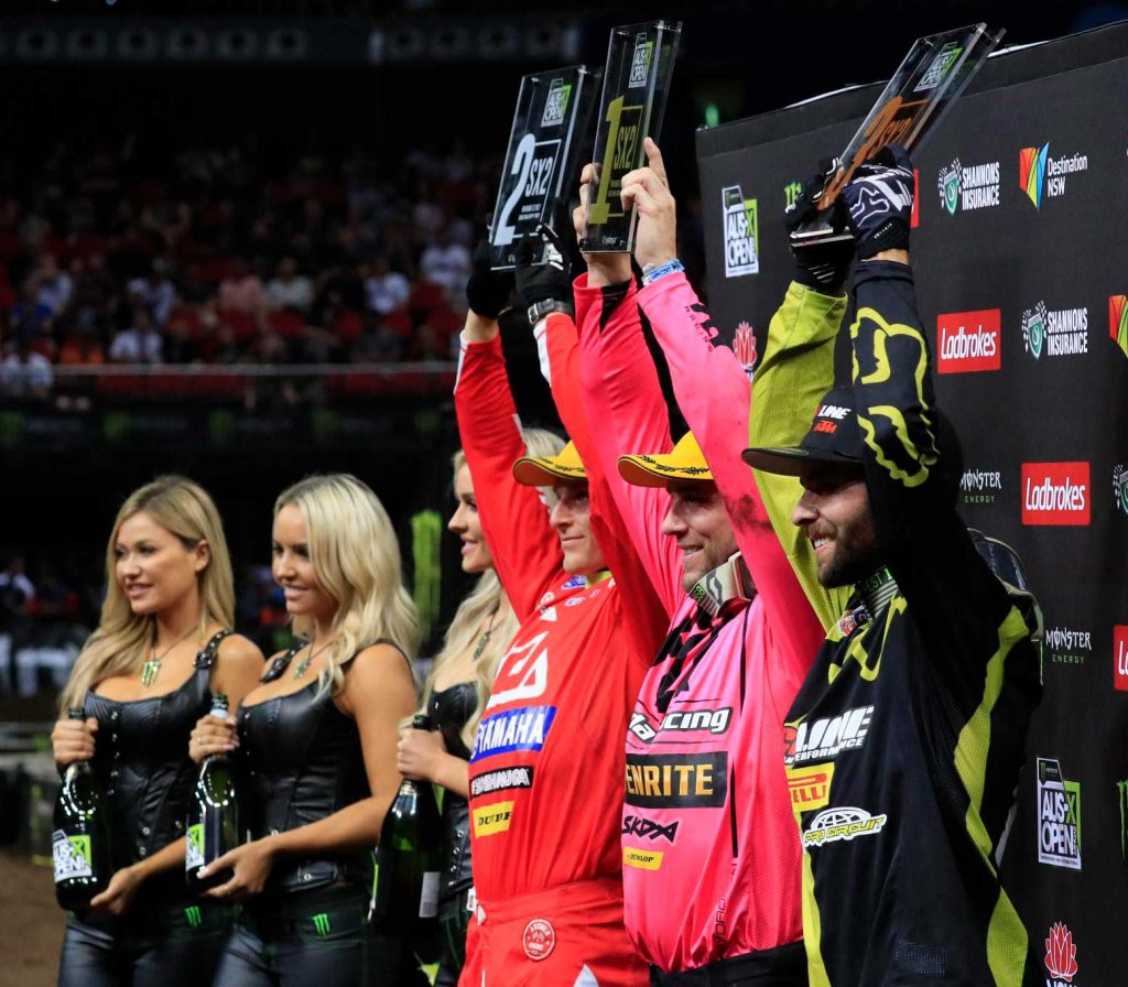 AUS-X Open 2017 Results - Sunday SX2 Final Chris Blose - Honda Jackson Richardson - Yamaha +3.183 Jay Wilson - KTM +5.160