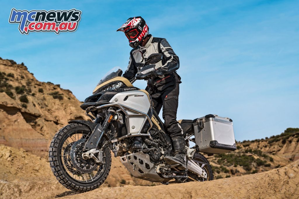 The Multistrada 1200 Enduro Pro remains the hardcore Multistrada off-road option for 2018