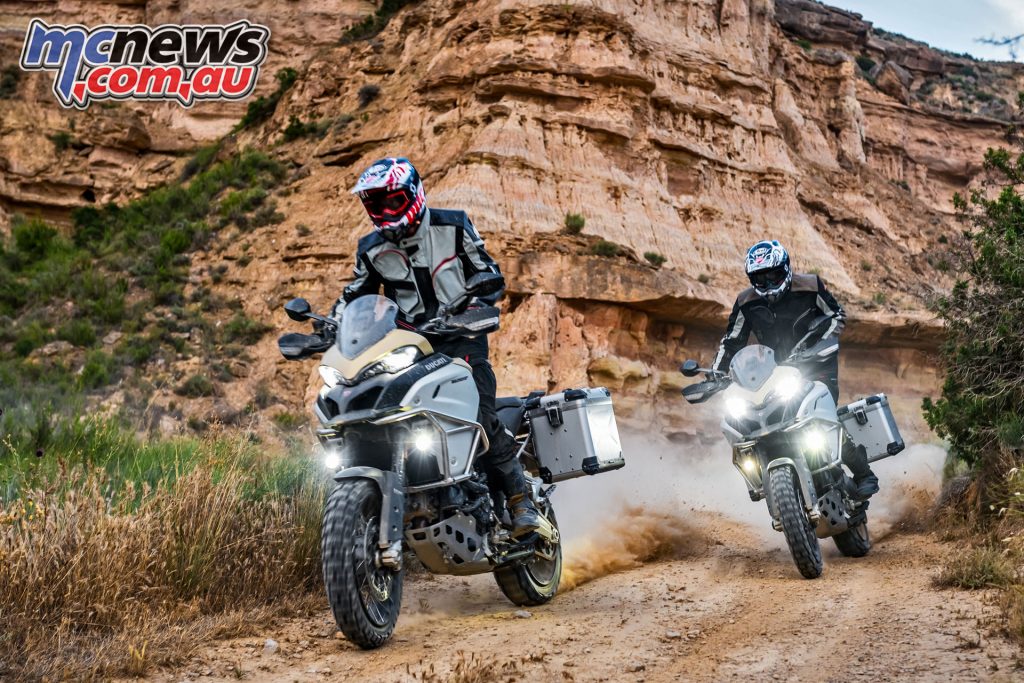 The Enduro Pro features the full electronics package, with DTC, Ride Modes, DWC and DSS