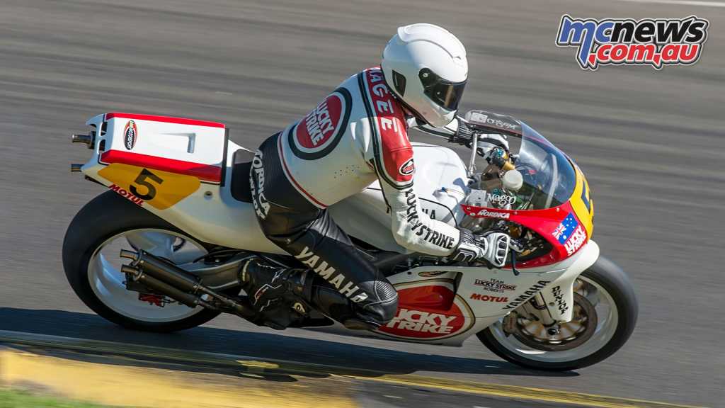 Kevin Magee on the Lucky Strike YZF500