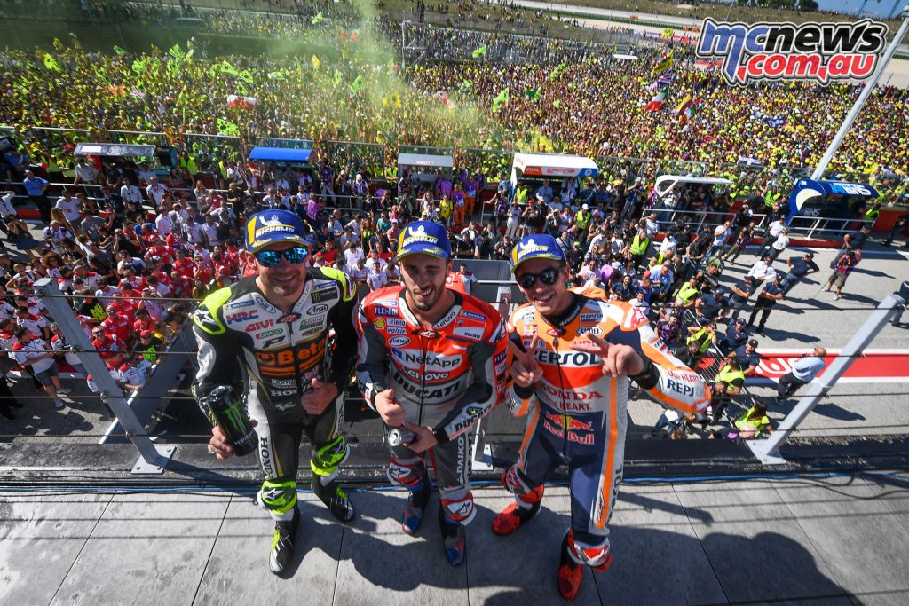 MotoGP Rnd Misano MotoGP Podium MotoGP Rnd Misano MotoGP Podium