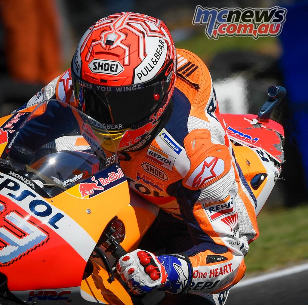 MotoGP Australia Marquez Damage