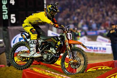 AMA SX 2014 Rnd One 250 winner Jason Anderson