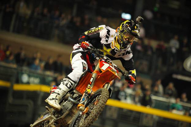 Anderson won three of his last four 250SX Class Main Events Photo Credit: Michael Bartovsky