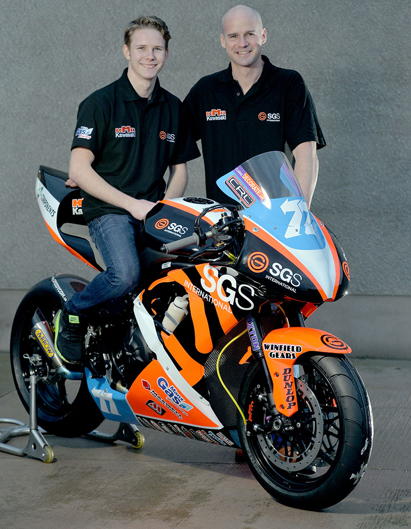 Former GP ace Webb to make TT debut with KMR Kawasaki Danny Webb, one of the UK’s former leading 125cc Grand Prix and Moto 3 contenders is set to make his debut at the 2014 Isle of Man TT races riding for KMR Kawasaki. Riding in identical SGS International livery to team manager Ryan Farquhar and Keith Amor, the Kent youngster will contest the Superbike, Senior, Superstock and Lightweight TT races and is sure to benefit from the expert knowledge and support of three-time TT winner Farquhar.