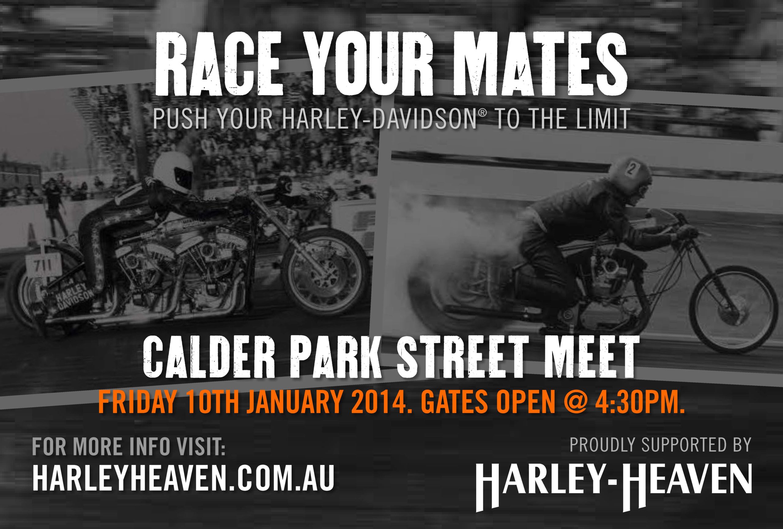 Harley Heaven Drag Racing Calder Park