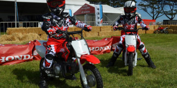 Children aged between six and ten years old will be offered the chance to throw a leg over Honda’s CRF50F and learn the basics of motorcycle riding.