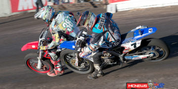 Mick Kirkness and Sammy Halbert at the 2014 Troy Bayliss Classic