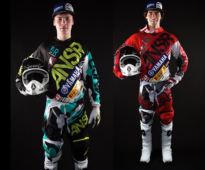 Luke Clout and Jay Wilson raced for Serco Yamaha in 2014 MX Nationals