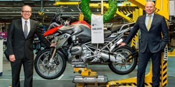 500,000th BMW GS motorcycle with boxer engine