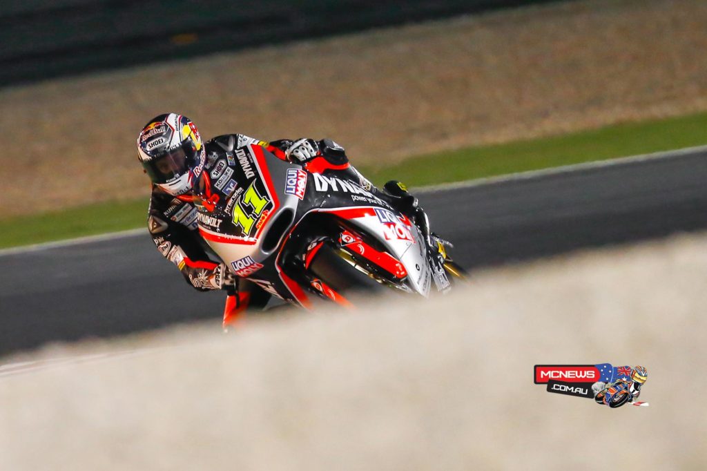 Sandro Cortese (Dynavolt Intact GP) was the man on the pace in FP3 for Moto2™ at the Commercial Bank Grand Prix of Qatar, leading Dominique Aegerter (Technomag carXpert) and Esteve Rabat (Marc VDS Racing Team).