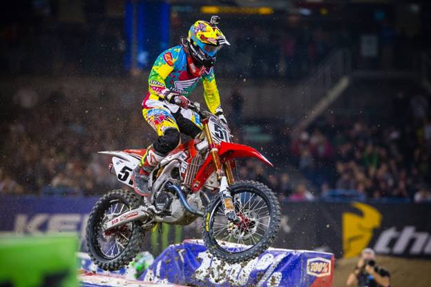 Team Honda Muscle Milk’s Justin Barcia at the Rogers Centre - Photo Credit: Hoppenworld