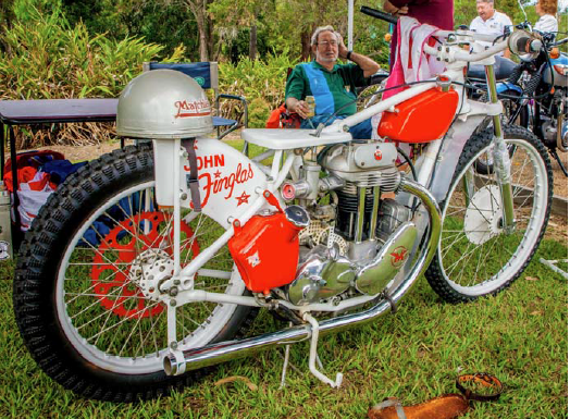 See this 1959 Matchless Dirt Track Racer owned by Brisbane local John Finglas at MOTO EXPO