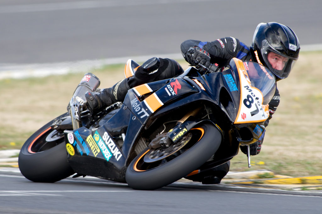 Scott Moir on his way to winning the NZ Tourist Trophy at Taupo 2014