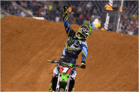Ryan Villopoto had to overcome adversity to capture his fourth win of the 2014 season. - Photo Courtesy Simon Cudby