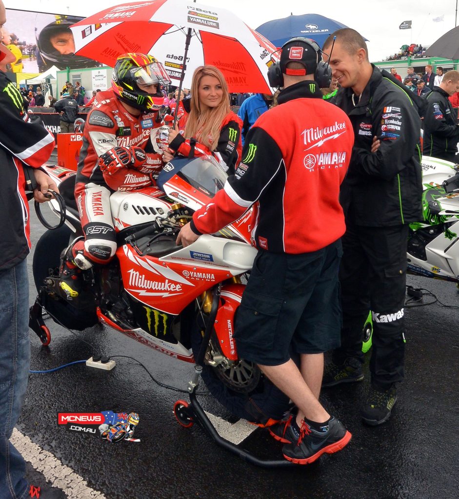 Josh Brookes at the North West 200 in 2014