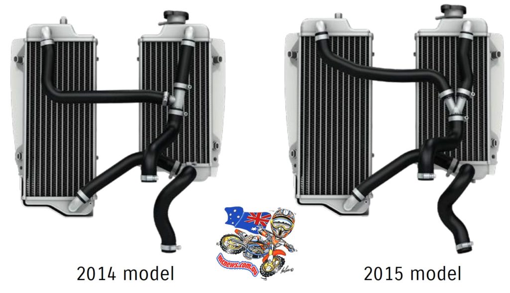 2015 Suzuki RM-Z450 Radiators