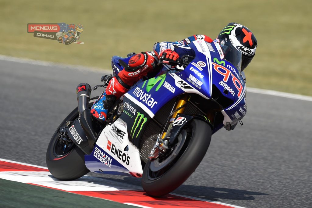 Jorge Lorenzo - 5th / 1’42.282 - “In the morning it was good so I didn't expect to have so many problems in the afternoon, but the track was much hotter and we had problems with grip and tyre consistency. Tomorrow we have to decide which tyre to use in the front and rear and try to make the bike more stable in acceleration."