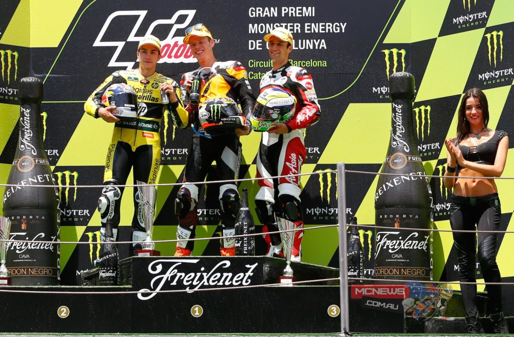 Tito Rabat extended his Moto2™ World Championship advantage with a dominant win from pole at the Gran Premi Monster Energy de Catalunya, with Maverick Viñales and Johann Zarco also on the podium.