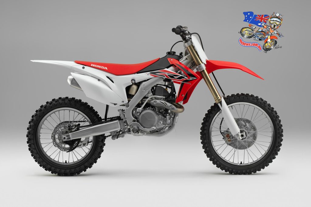 The 2014 model featured an array of detail changes to both suspension and engine performance, driven by race experience. For the 2015 season Honda’s development engineers have chosen to make small changes that make a big difference, and their new CRF450R – out of the crate – is about as close as it’s possible to get to the feel of a Factory MX1 machine.