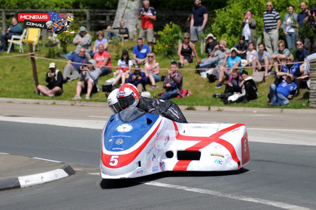 However, as the lap wore on, it was clear Harrison/Aylott were stronger and they soon opened up a sizeable gap over Holden/Winkle and, aided by their fastest ever lap of the TT Course at 114.674mph, they took the win by 17s with Reeves/Cluze a similar margin behind in third.