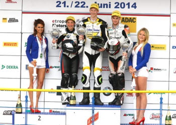 17-year old Austrian Marco Nekvasil topped Superstock 1000. Australia's Alex Phillis, son of Superbike legen Robbie, riding for the Weber-servant Racing Team stood third on the podium.
