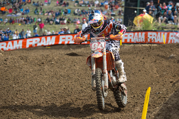Roczen dominated the second moto to post back-to-back 450 Class wins. (Photo: George Crosland)