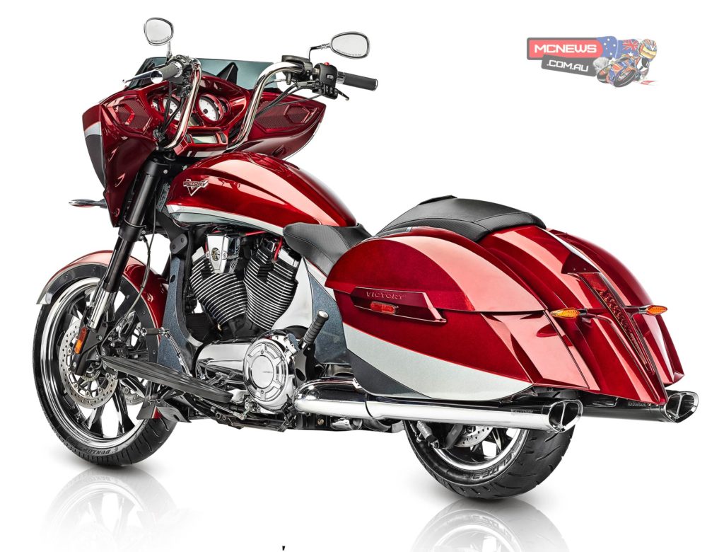 Victory Motorcycles have this morning announced the addition of a new model to the range, the Victory Magnum, dubbing it ‘Victory’s Boldest Bike Yet’.