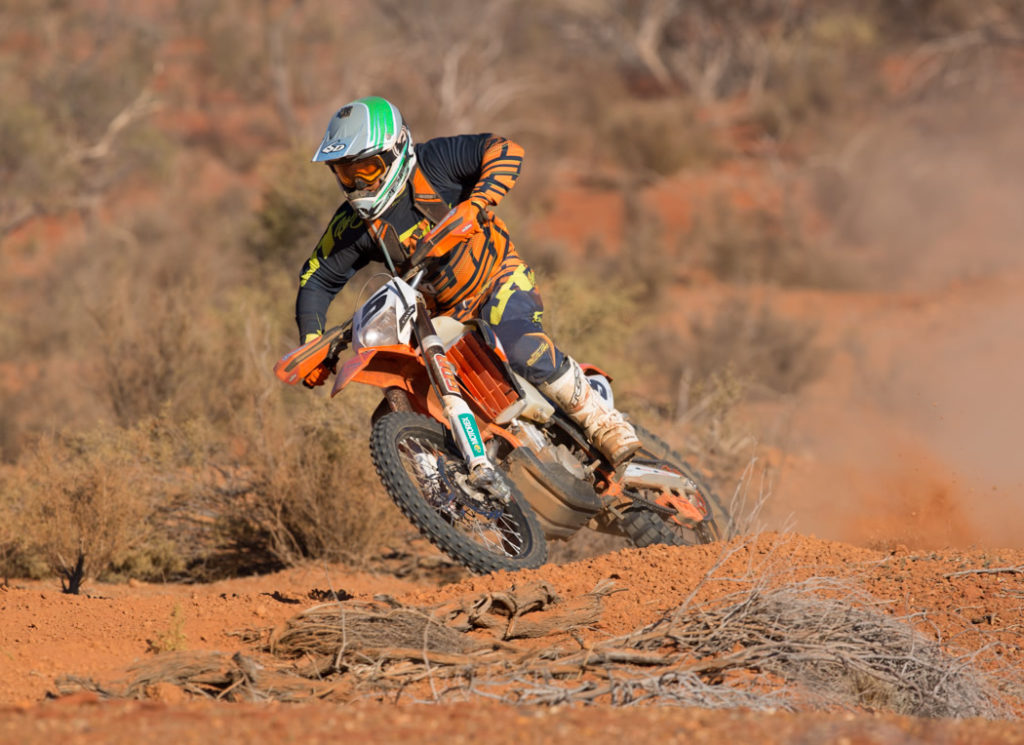 WA State Motocross Champion Louis Calvin impressing in the desert