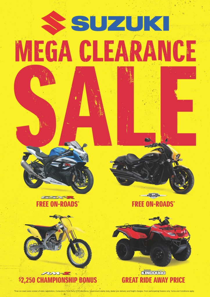 Advert Suzuki Clearance