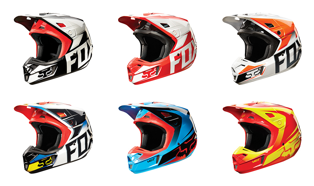 Fox 2015 V2 Race Helmet