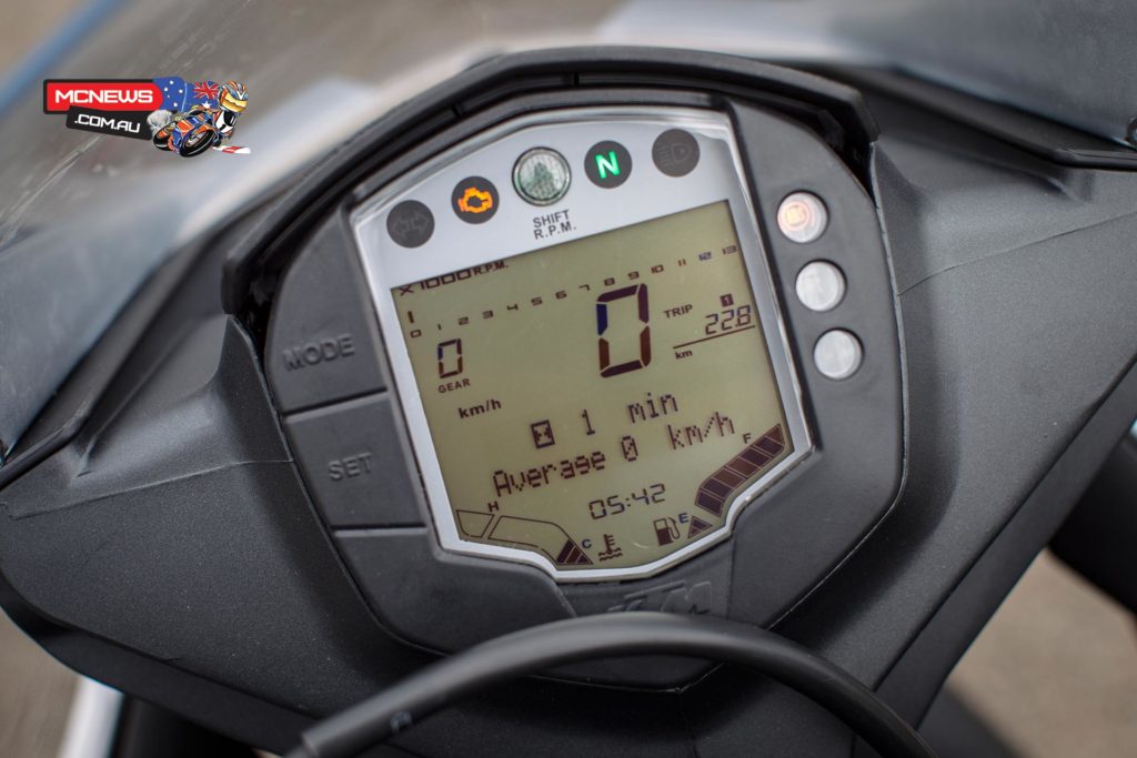 KTM RC390 Instrumentation