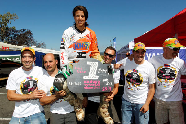 Third title for Laia Sanz