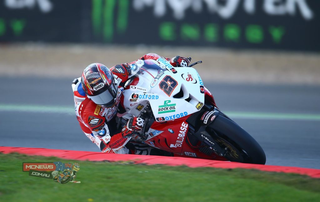 Ryuichi Kiyonari drew the battlelines in the ongoing “War for Four” titles in the MCE Insurance British Superbike Championship by setting a scorching pace in opening practice for the penultimate round at Silverstone to outgun his arch-rival Shane Byrne.