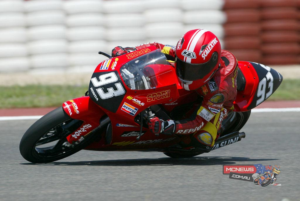 In 2002 Marc Marquez started to focus on road racing. With the same team he changed to the big circuits by taking part in the Open RACC 50, a six-race Catalan Championship held in Montmeló (2), Calafat (3) and Can Padró (1). His first year was expected to be one of adaptation and learning, but Marc won the Championship with an overwhelming performance, sometimes finishing races with an advantage of 20 seconds over his rivals.