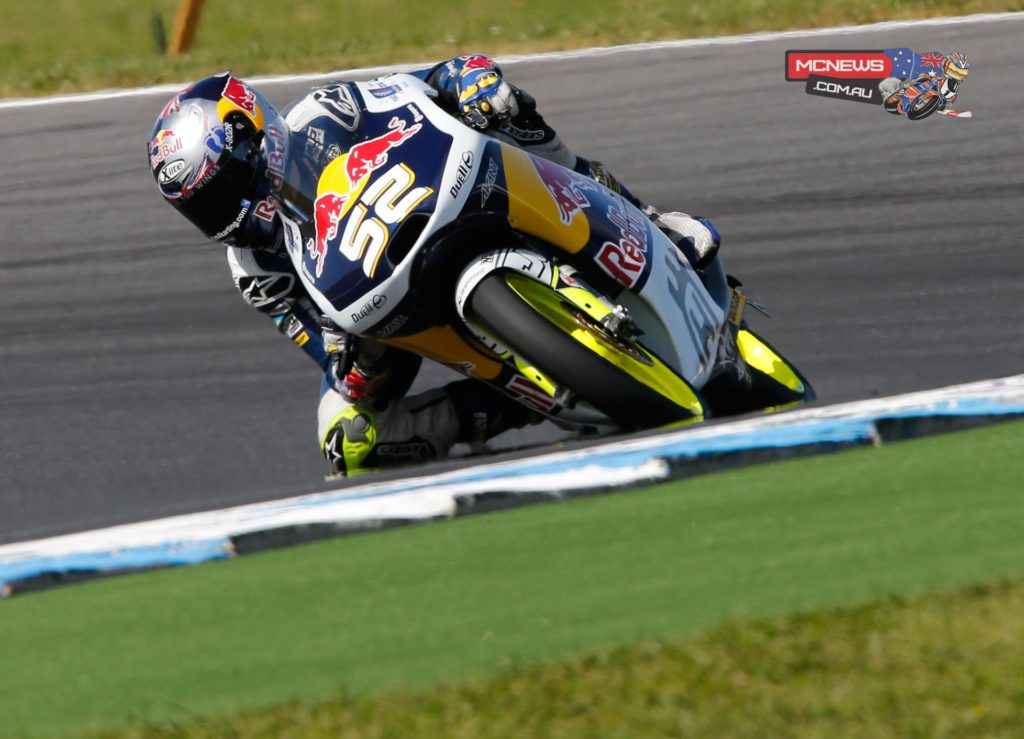As Friday’s Moto3™ Tissot Australian Grand Prix action was wrapped up, Jack Miller was ahead of the pack in FP2, with Efren Vazquez and Juanfran Guevara also in the top three – but Danny Kent was Friday’s fastest rider overall.