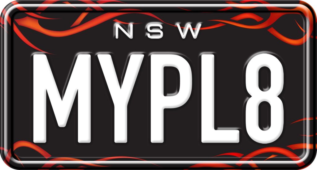 Tribal Sun - Custom NSW Motorcycle Number Plates