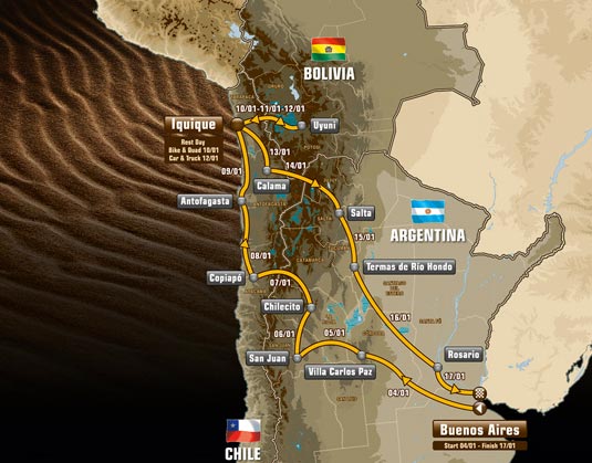 Dakar Route 2015