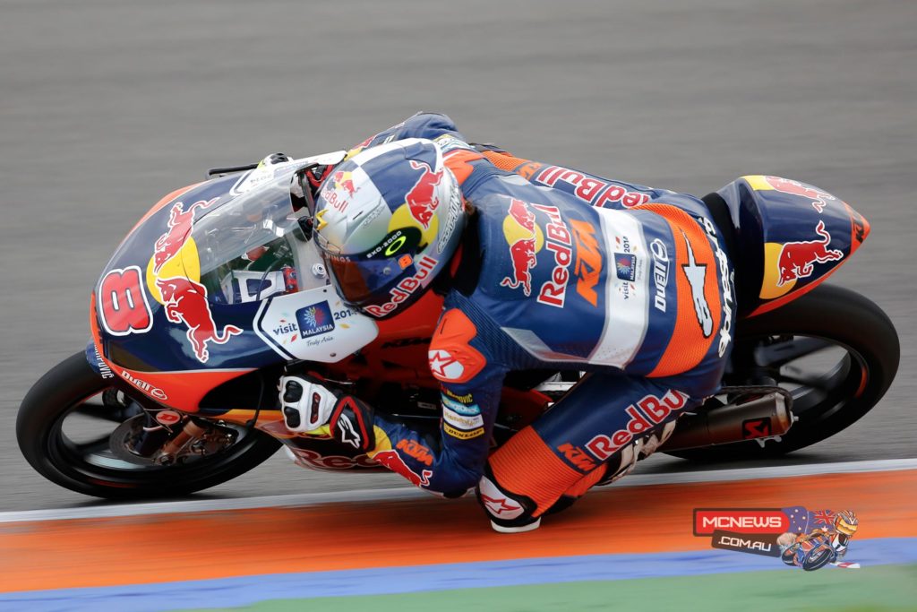 Miller (Red Bull KTM Ajo) produced another stunning ride for his sixth win and tenth podium of a remarkable season, but it was Marquez’s third place – also his tenth rostrum of 2014 – and the Spaniard’s consistency over the year that won the day.