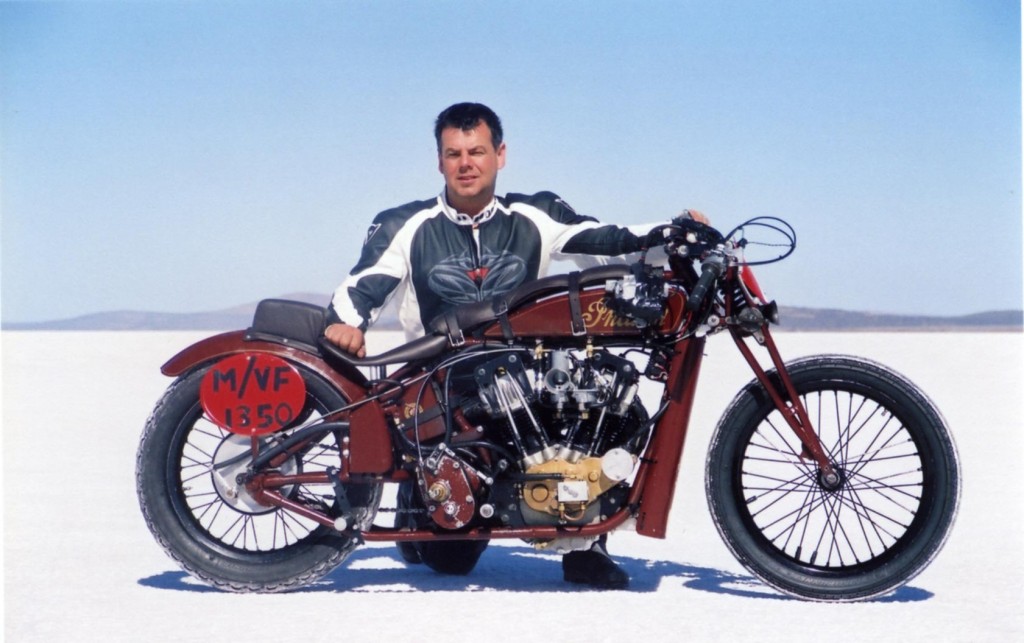 Peter Arundel’s 1924 8 Valve Indian Motorcycle will be the centrepiece of a photographic exhibition by Simon Davidson