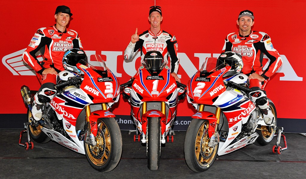 Team Honda - Australasian Superbike Championship 1-2-3