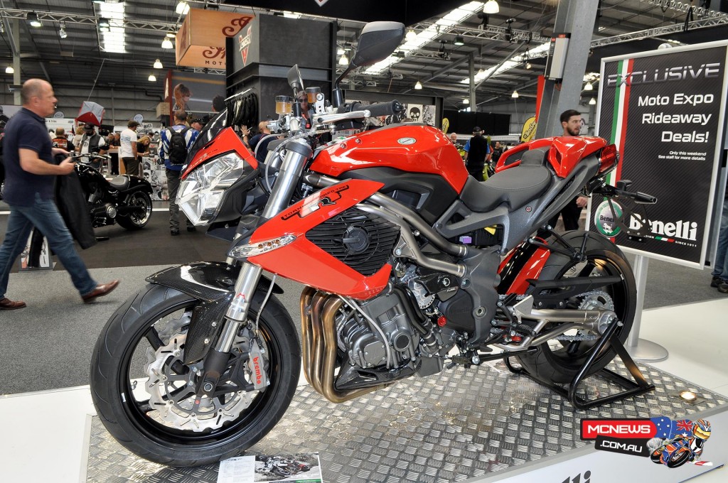 Benelli on display at Moto Expo