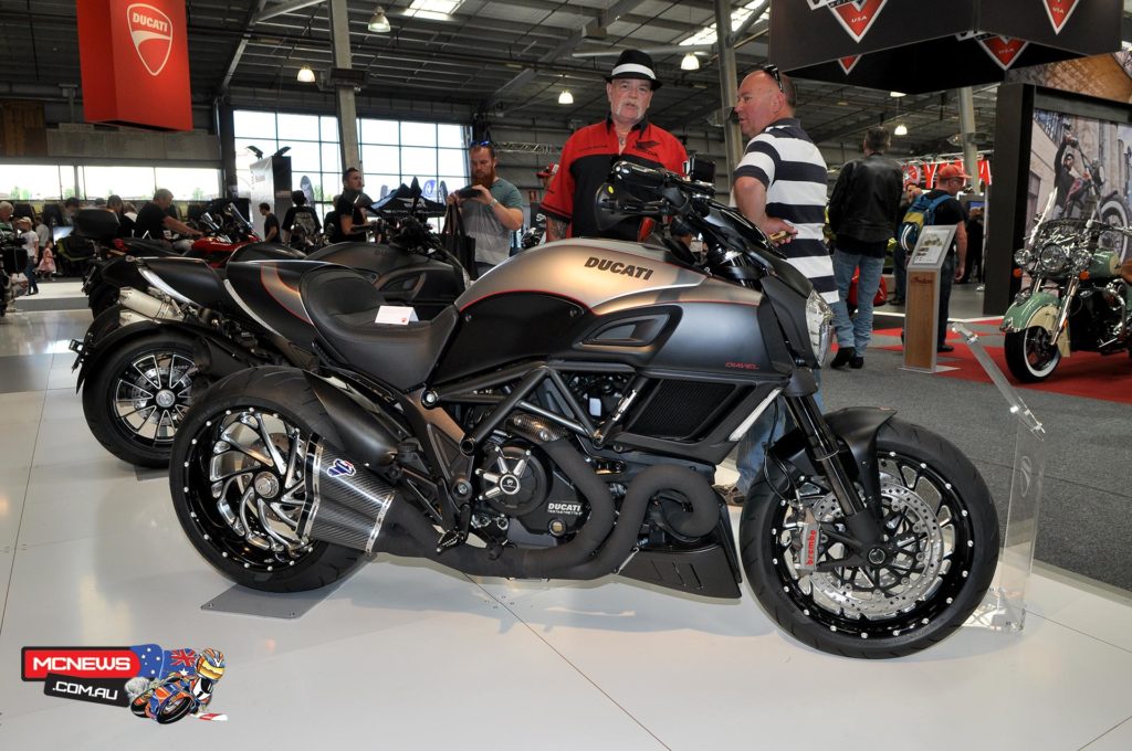Ducati on display at Moto Expo