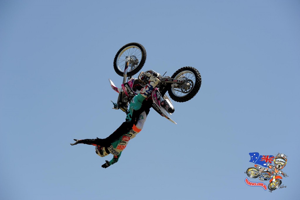Freestyling at Moto Expo