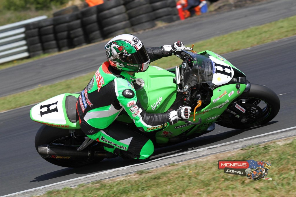 Horst Saiger in winning form on his Kawasaki ZX-10R